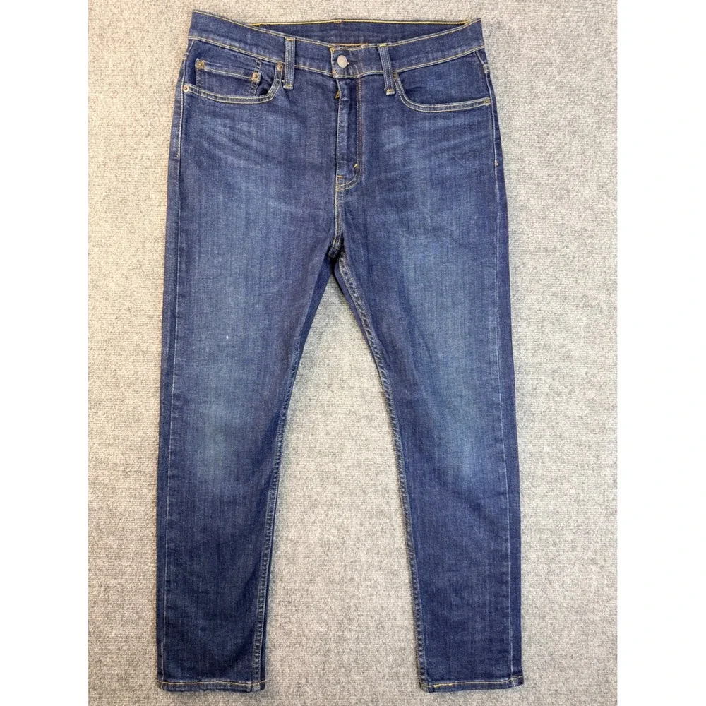 Levi's 510 Skinny Fit Jeans Mens 34x30 Dark Wash Blue Denim Streetwear 05510-065